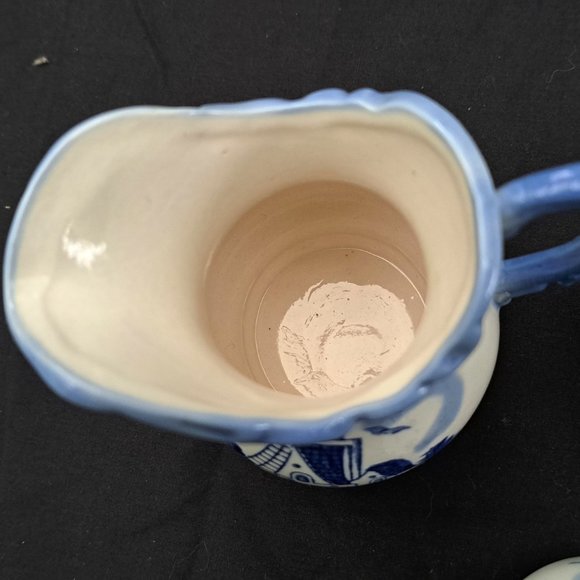 Mini Delft Blue Creamer/Pitcher & Sugar Bowl - Picture 3 of 8